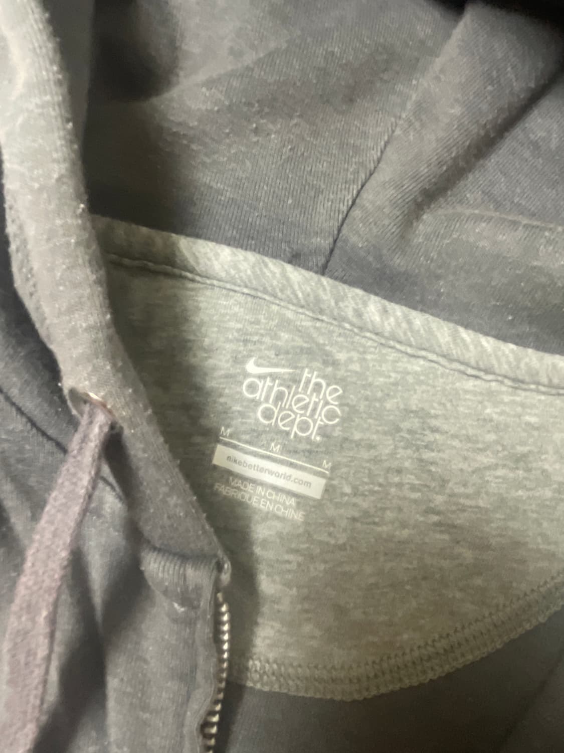 나이키 슬림핏 풀집랩 반팔후드집업 상품이미지2