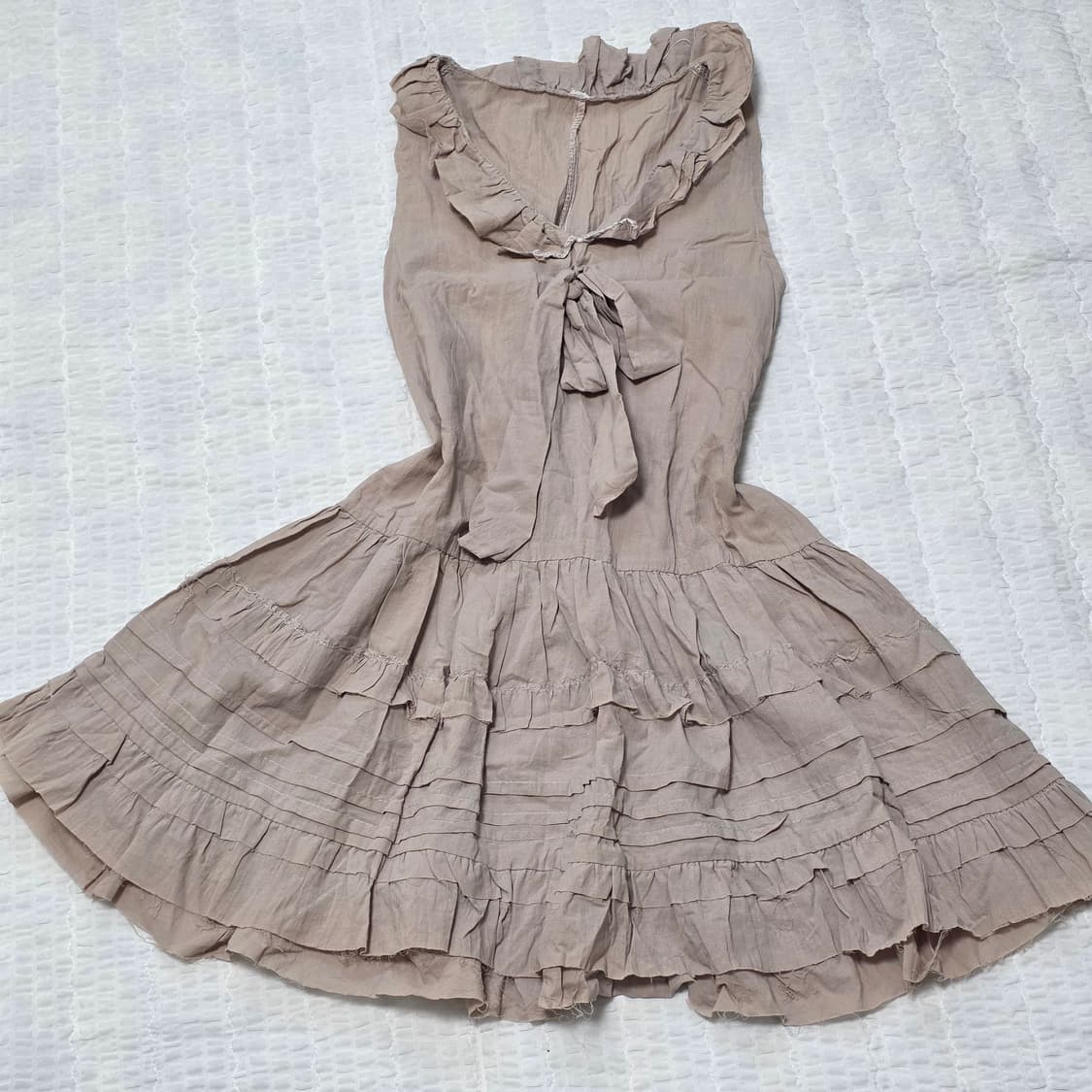 레이어드 모리걸 코디세트(캉캉 원피스+니트가디건) 상품이미지2