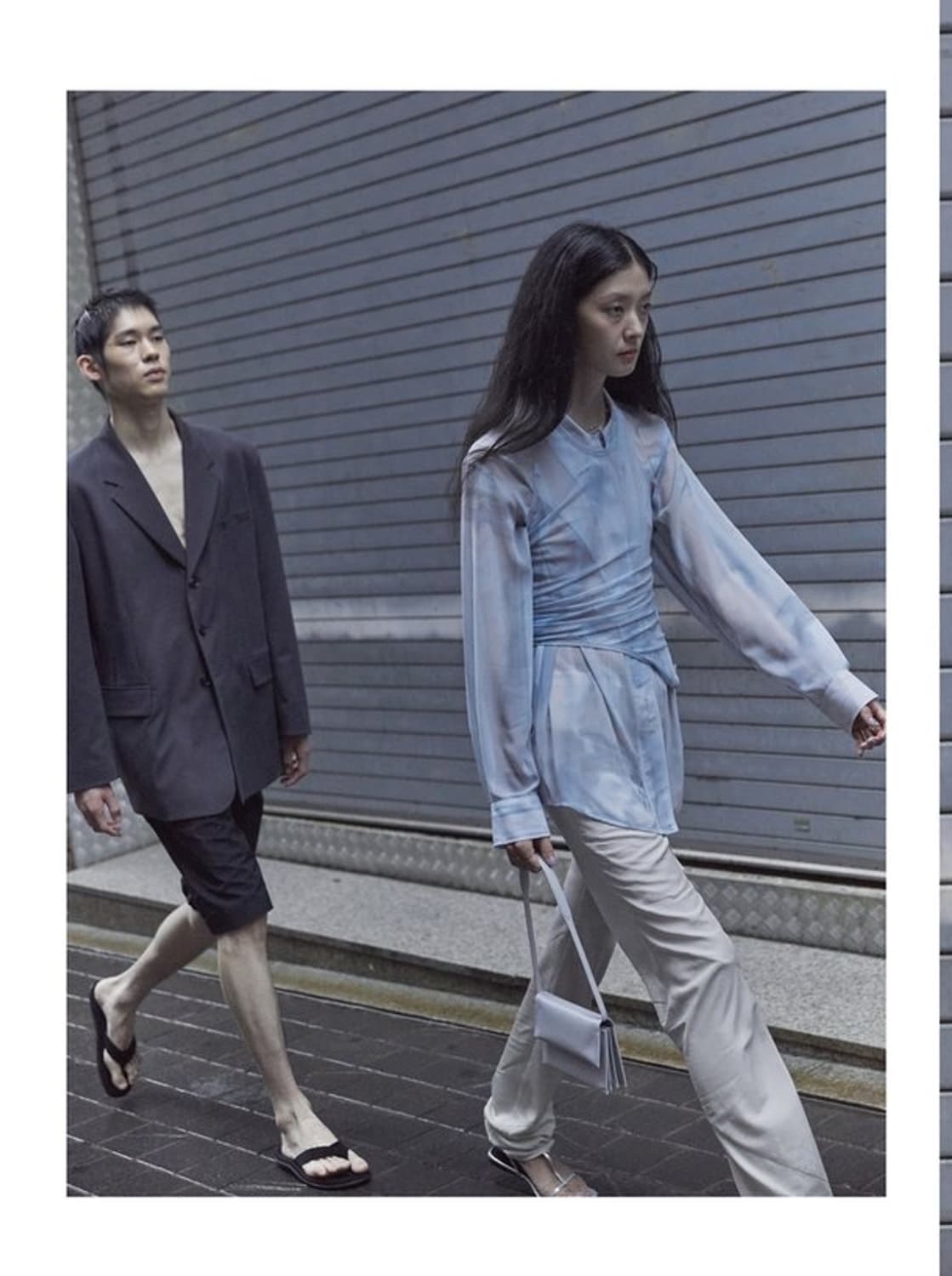 로우클래식 그레이시 프린트 셔츠 세트  상품이미지2