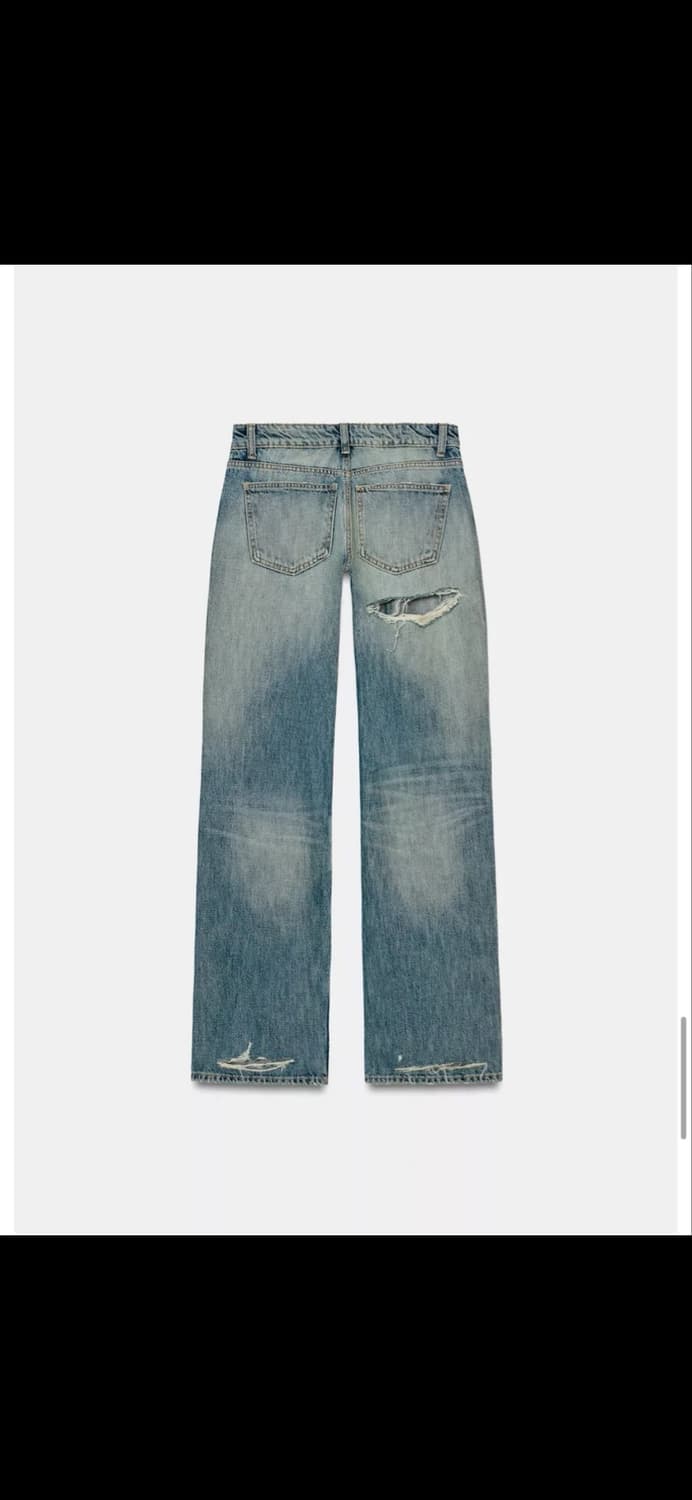 자라 로우라이즈 청바지 상품이미지4