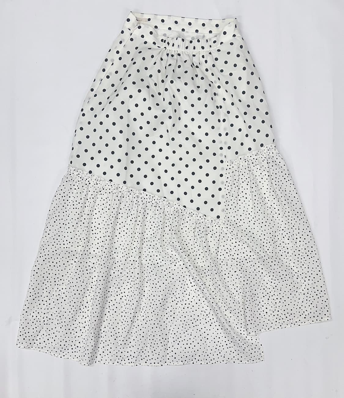 🤍슈슈룬 쇼콜라깔 도트 롱 니트 코디세트🤍 레이어드 그런지 러블리 상품이미지5