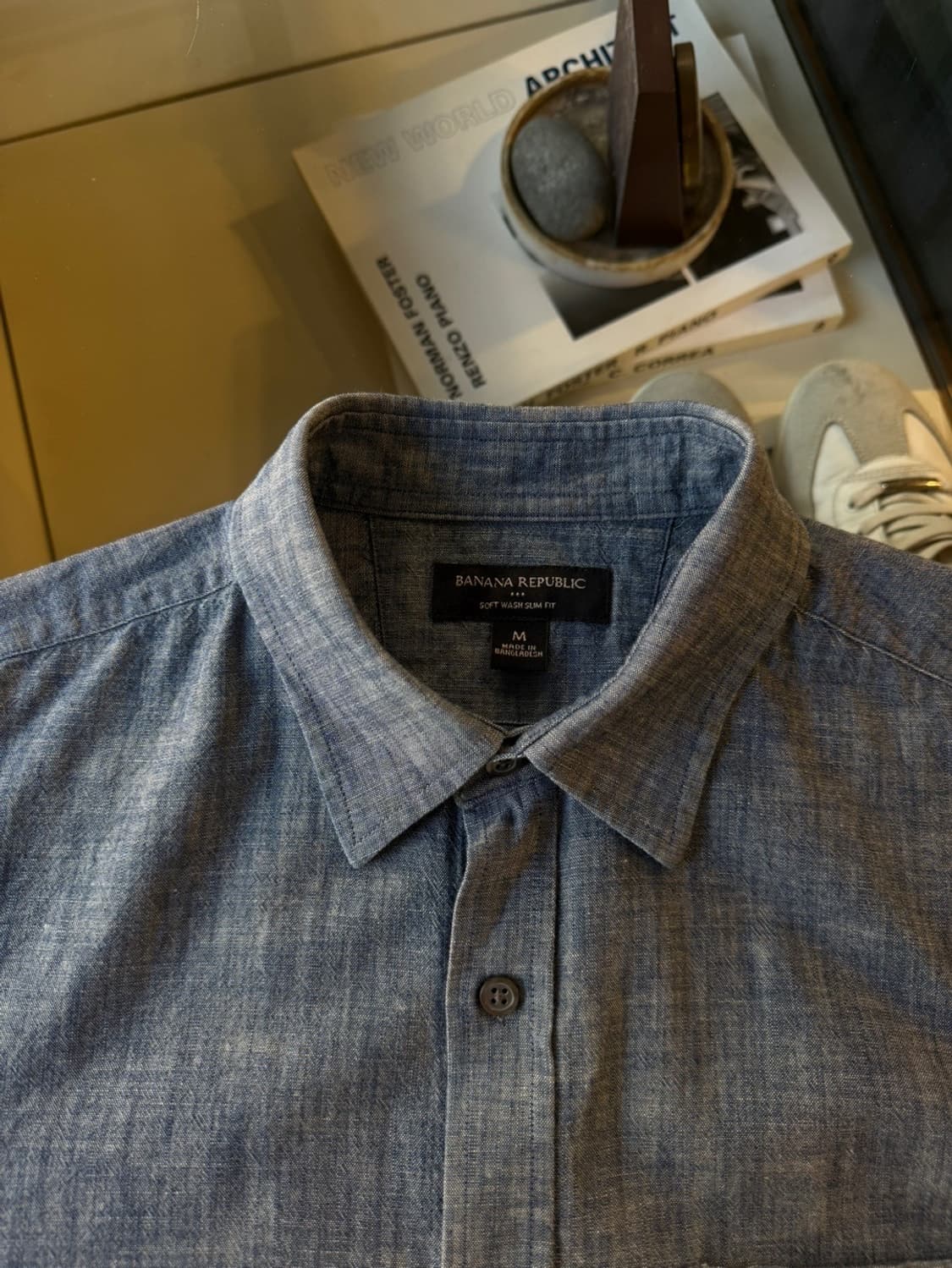 바나나 리퍼블릭 샴브레이 셔츠 100 상품이미지7