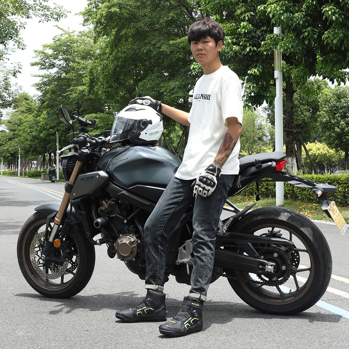 오토바이 라이더 부츠 신발 의류 상품이미지10