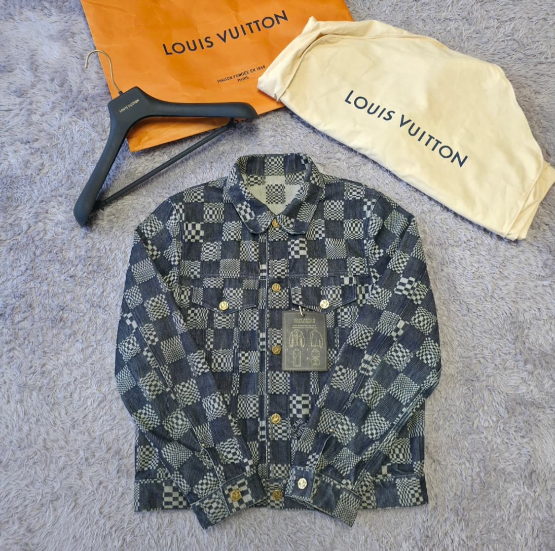 {클로젯}[50][백화점판 풀구성]루이비통 디스토티드 자켓 상품이미지1