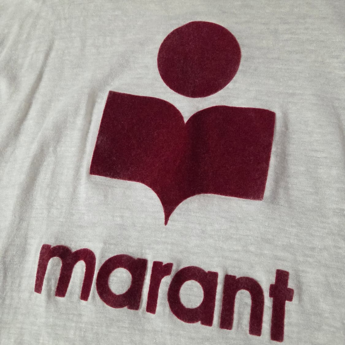 이자벨마랑 콜디 로고 린넨 반팔 티셔츠 남성 L 상품이미지4