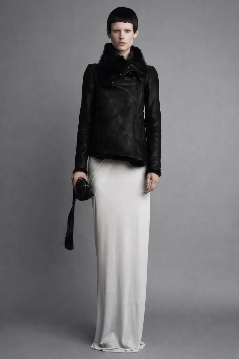 헬무트랭 리버시블 하이넥 레더 자켓 상품이미지1