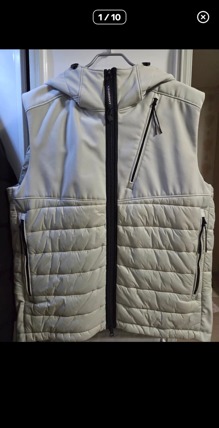 [정품] CP컴퍼니 고글 후드 패딩 조끼(52) 상품이미지1