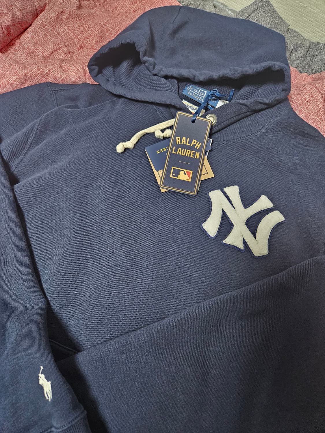 [L사이즈] 폴로 랄프로렌 양키스 플리스 후드 상품이미지1