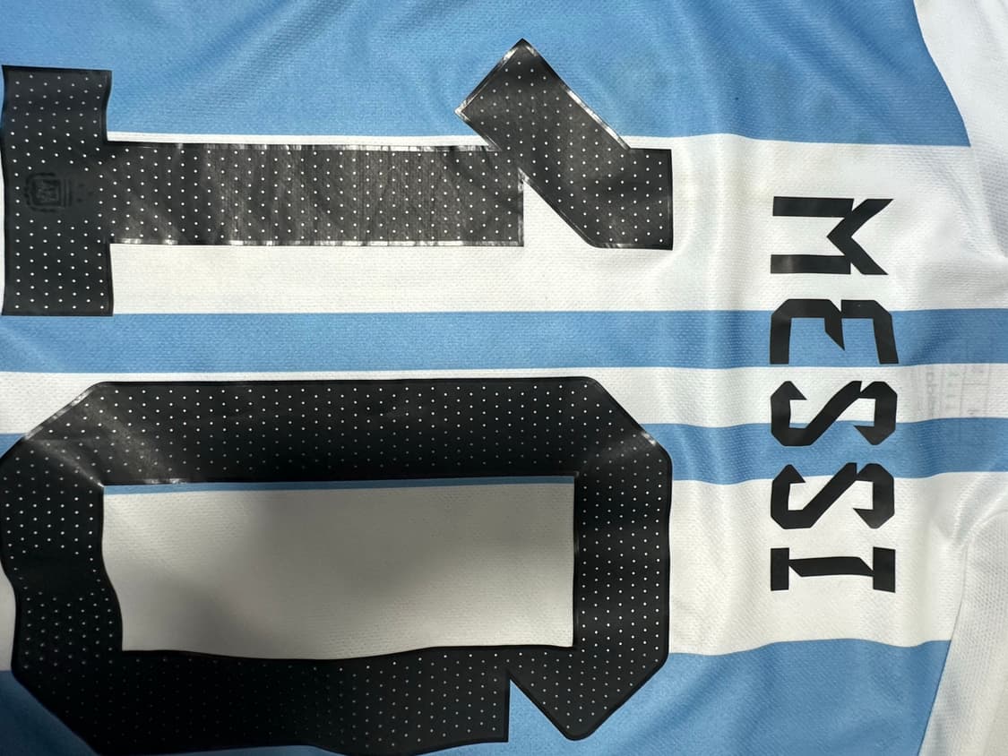 메시 아르헨티나 2022 위너 3스타 홈 유니폼 us사이즈 m 상품이미지5