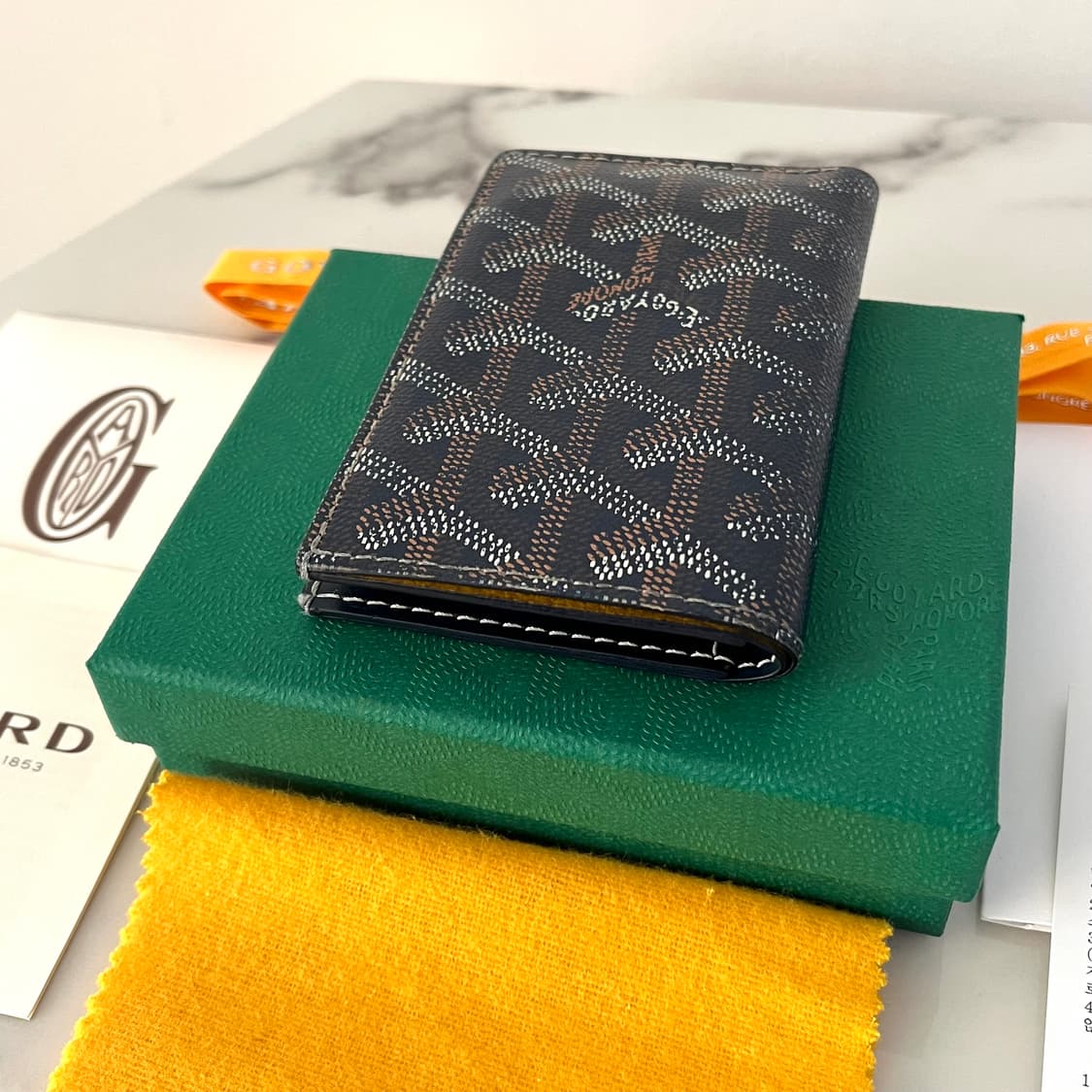 [A급/정품] 고야드 생피에르 카드지갑 네이비 반지갑 상품이미지9