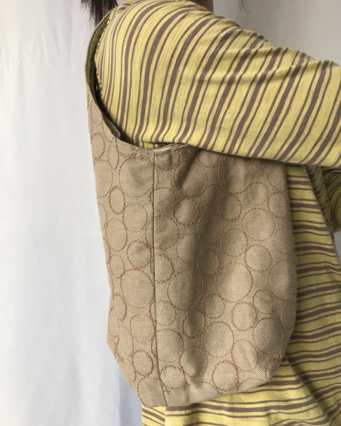 베이지 도트 백  상품이미지3