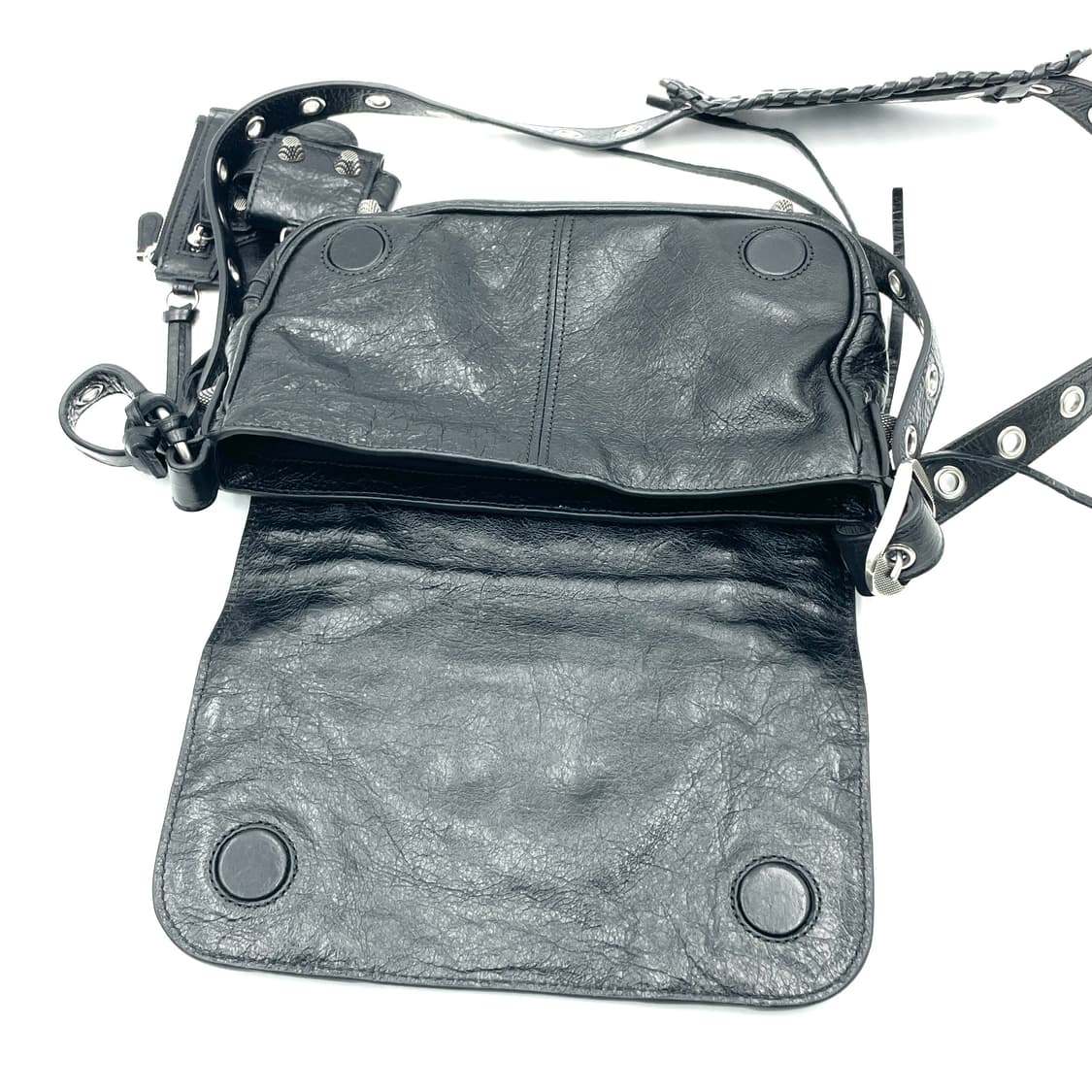 발렌시아가 르 카골 아레나 플랩백 xs 블랙 상품이미지9