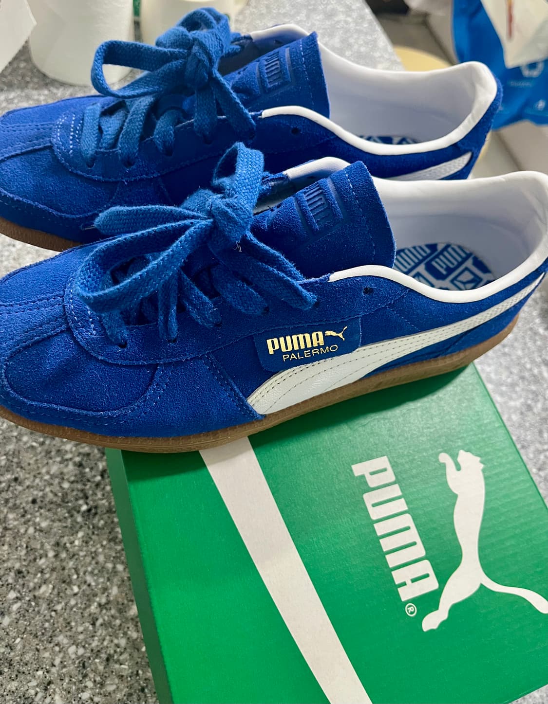 푸마 팔레르모 스웨이드 스니커즈  상품이미지2