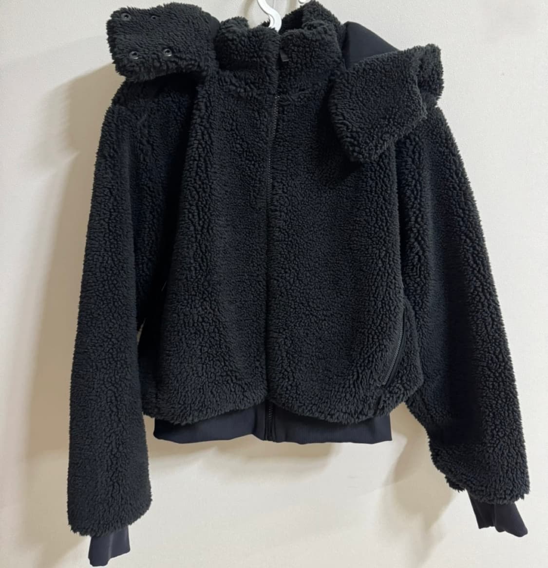 알로요가 폭시 셰르파 재킷 블랙 상품이미지2