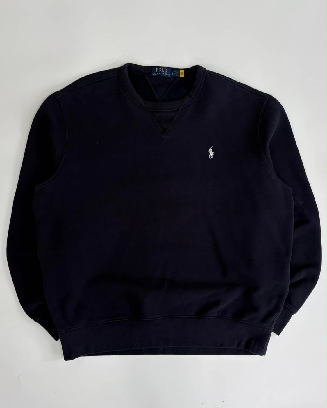 [L] 폴로 랄프로렌 신형 큐알택 네이비 맨투맨 스웻셔츠 상품이미지1
