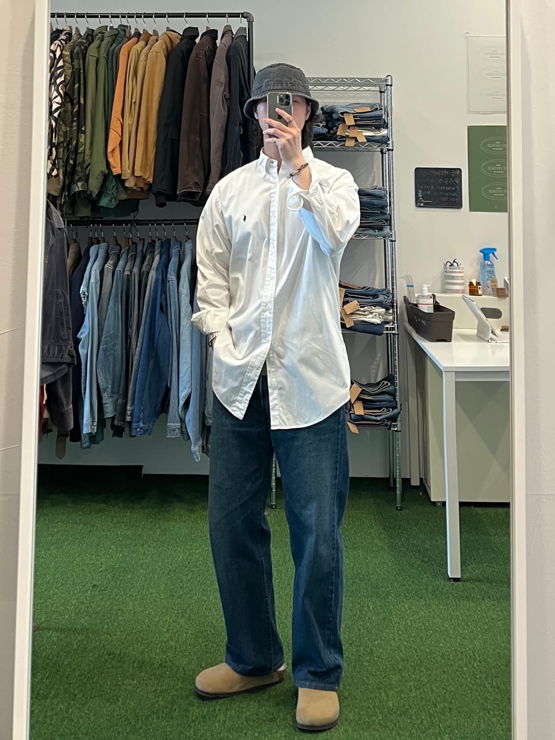 Polo RL 폴로 랄프로렌 YARMOUTH 화이트셔츠 상품이미지2