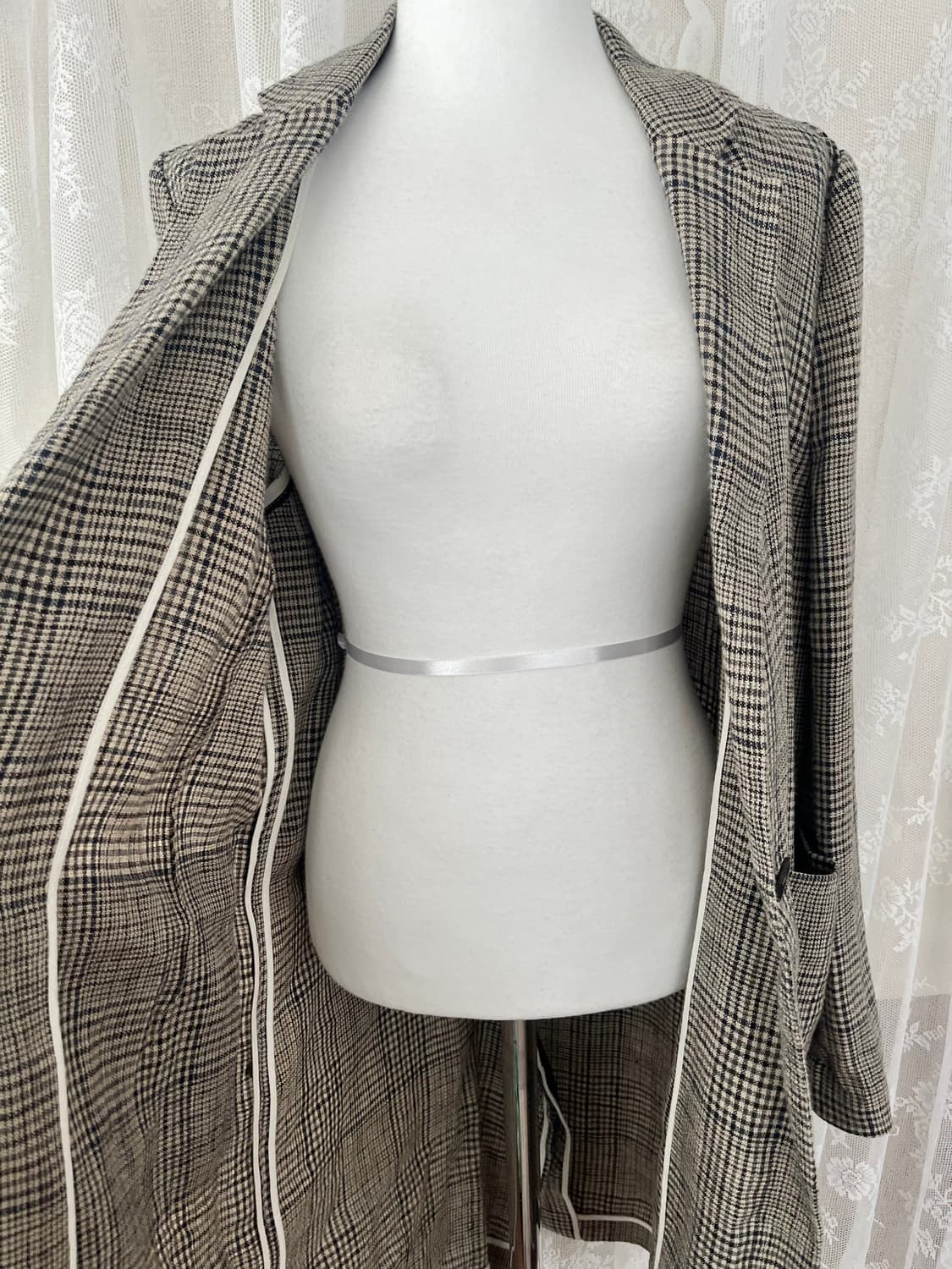 66) 질스튜어트 이태리 린넨 100 자켓 베이지 상품이미지4