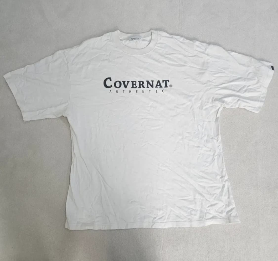 XL 커버낫 화이트 반팔티 0303Y 상품이미지1