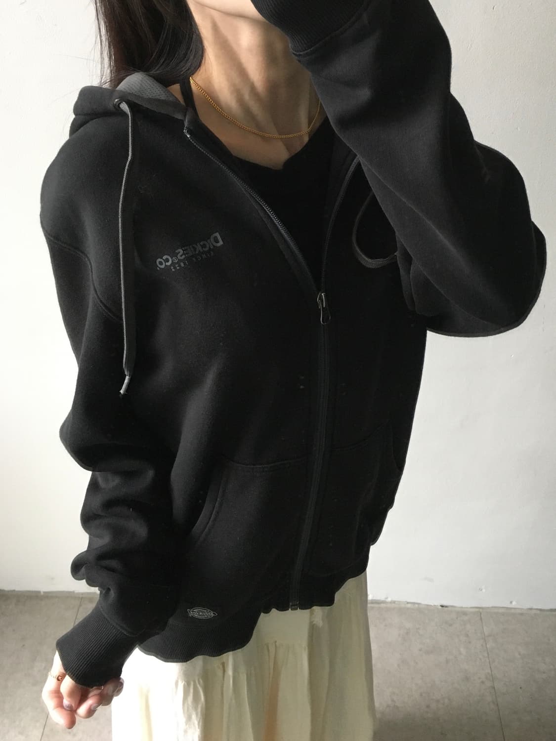 디키즈 가슴로고 후드집업 상품이미지2