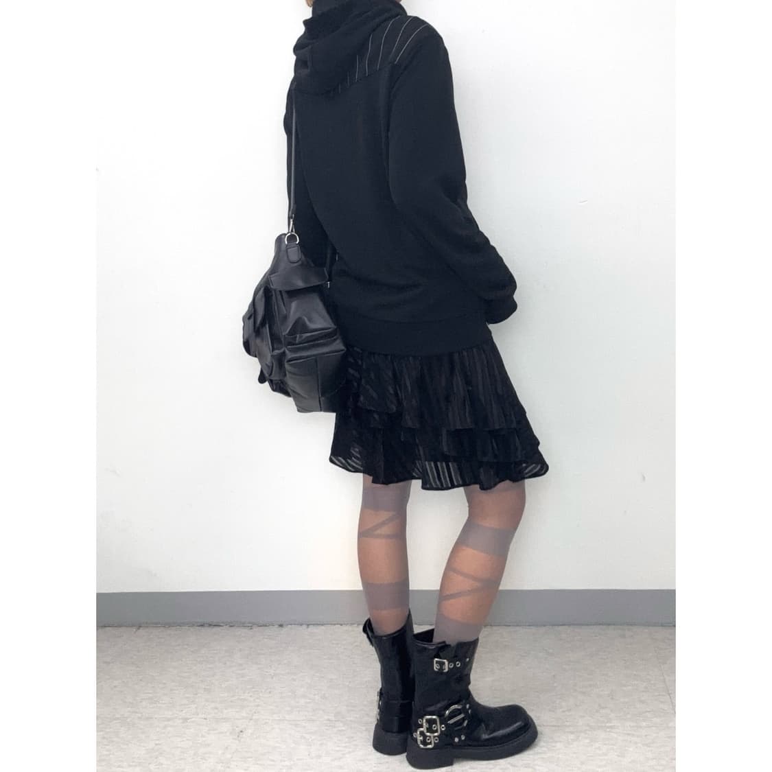 빈티지 아디다스 블랙 후드집업 상품이미지4