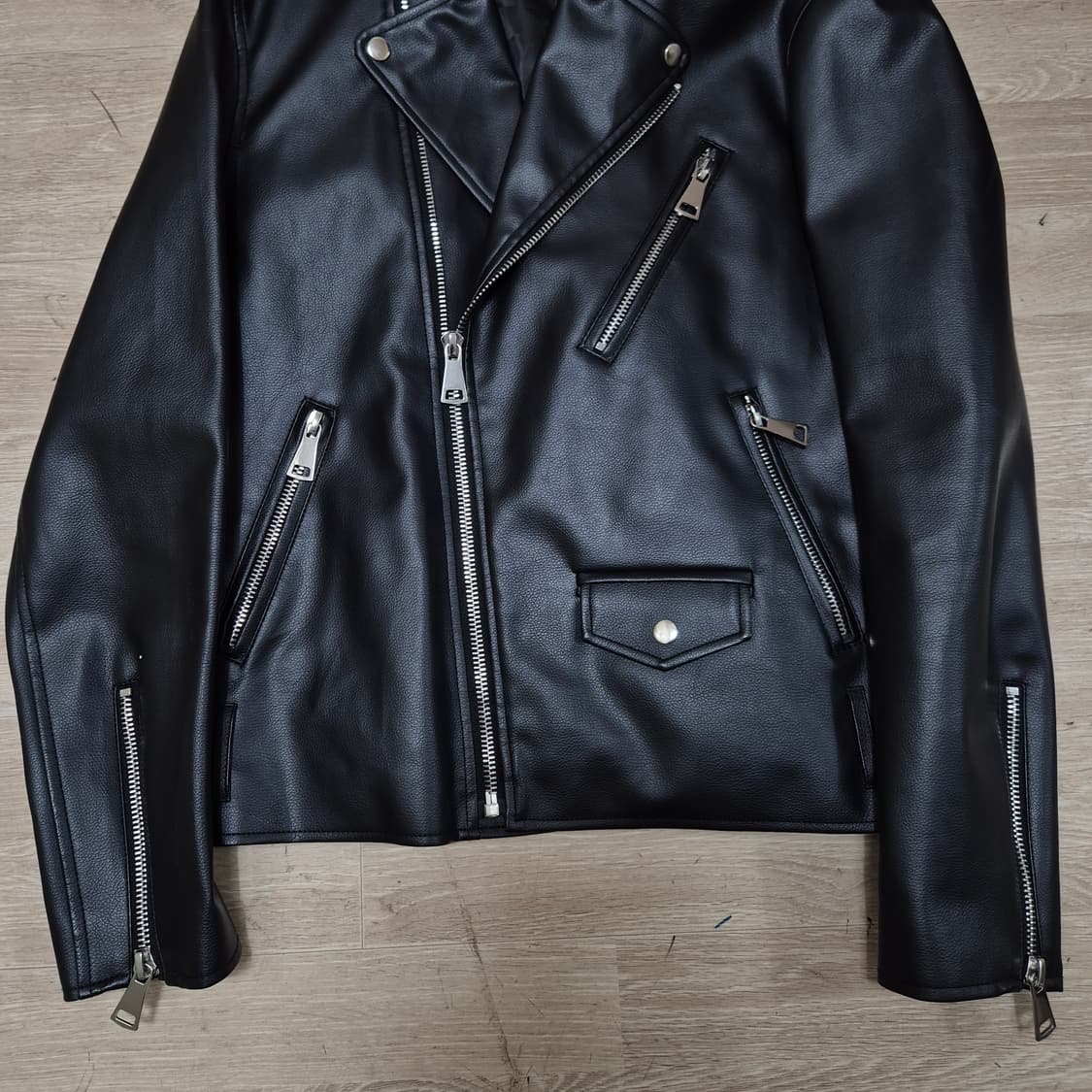 Y-BRAND 와이브랜드 레더 더블 라이더 가죽자켓 L(100) 상품이미지3