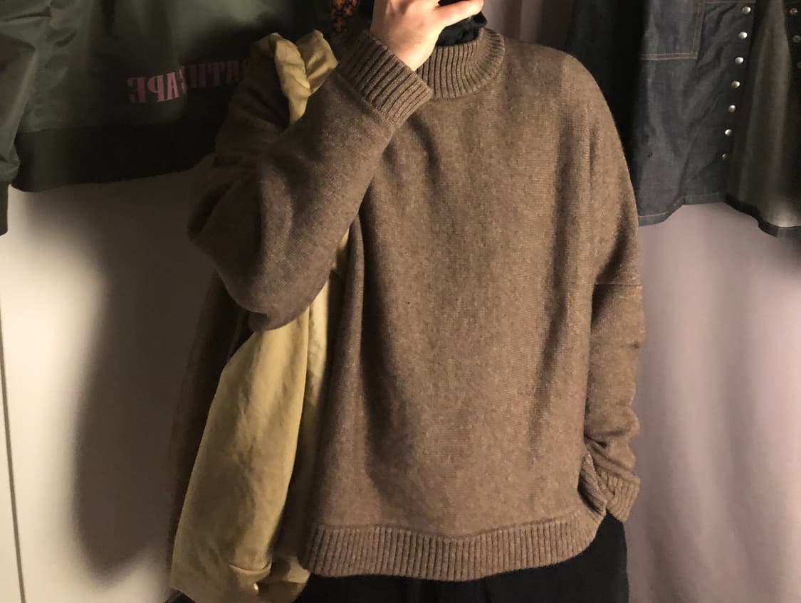 요코 사카모토 야크 울 니트 상품이미지4