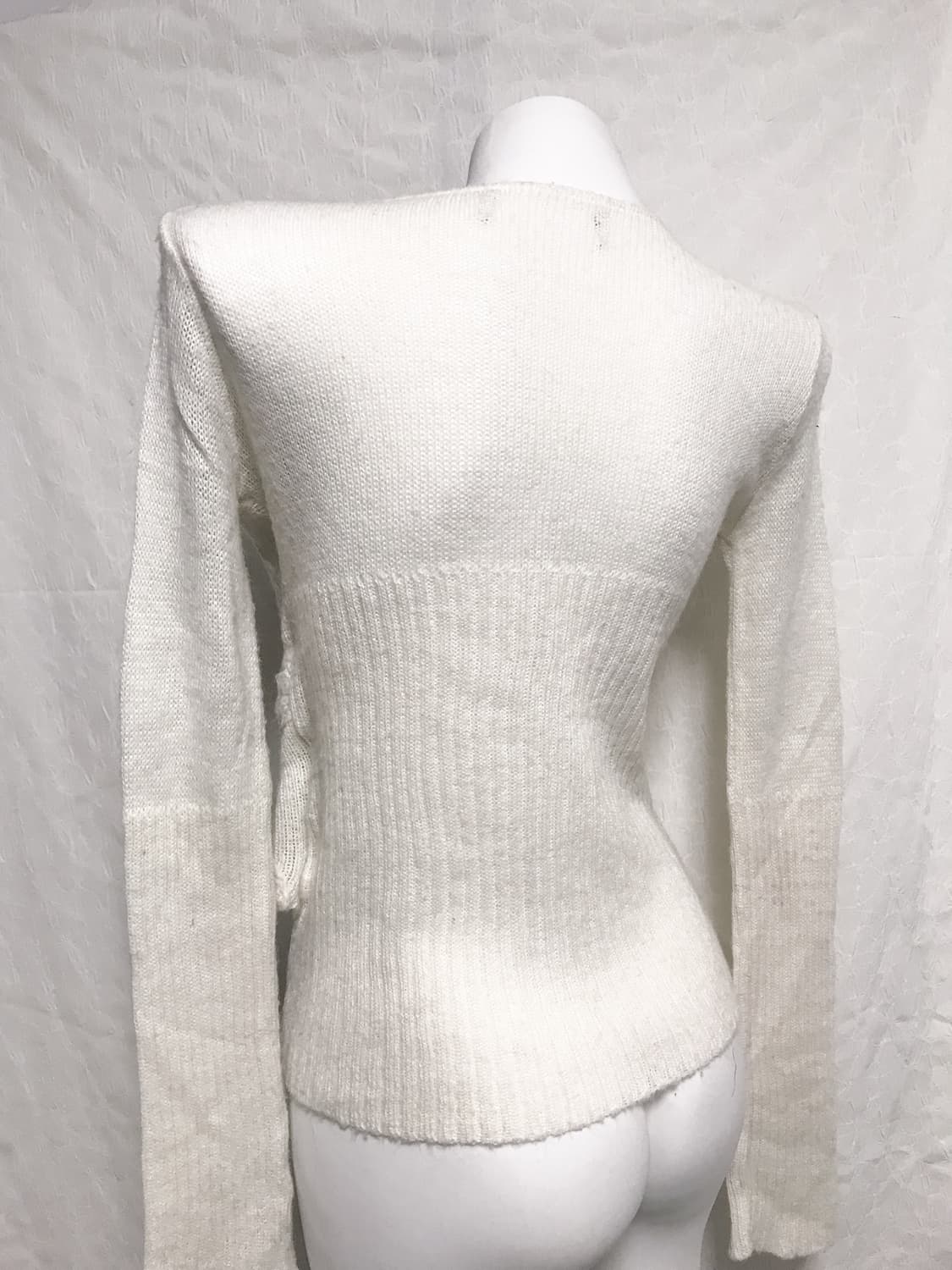 빈티지 아카이브 레이어드 모헤어 니트 롱슬리브 탑 상품이미지5