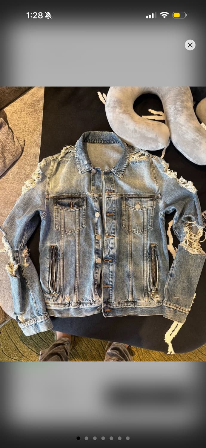 발망 디스트로이드 데님 자켓 M 상품이미지1