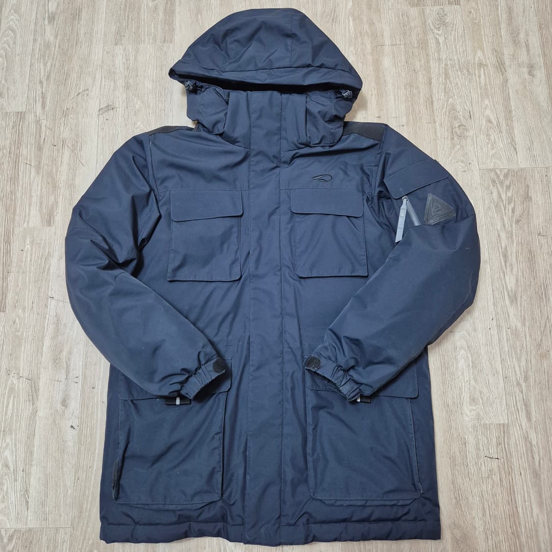 프로스펙스 남성 덕다운 천연모피 후드 패딩 점퍼 상품이미지1