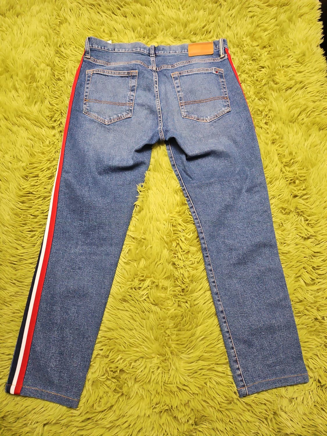 타미힐피거 사이드라인 슬림 테이퍼드 중청 데님 (33/32) 상품이미지5