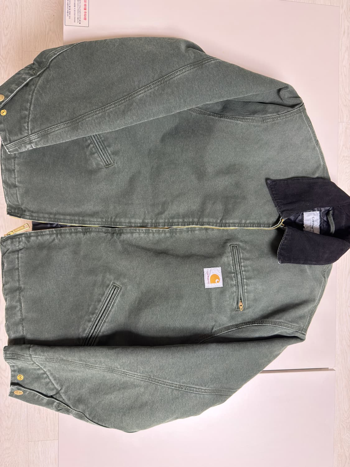 칼하트 WIP OG 디트로이트 자켓 올리브 상품이미지1