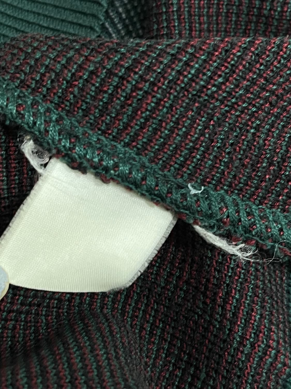 Vintage 발렌시아가 90s 패턴 브이넥 니트 95-100 상품이미지7