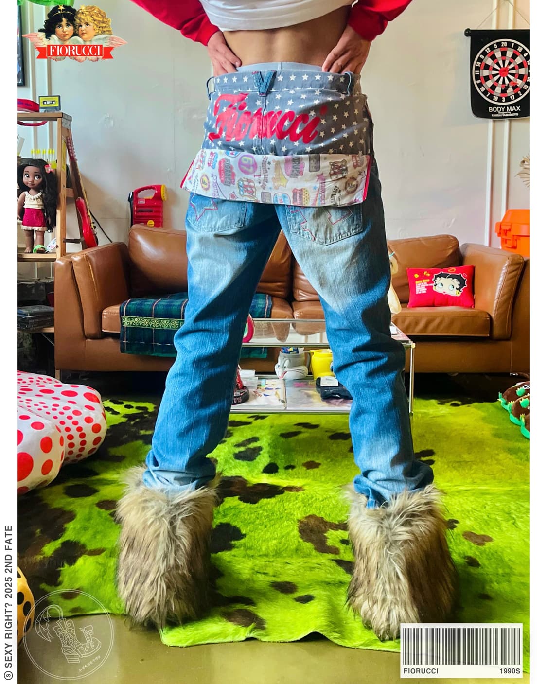 1990s Fiorucci Star Layered Denim Pants 상품이미지1