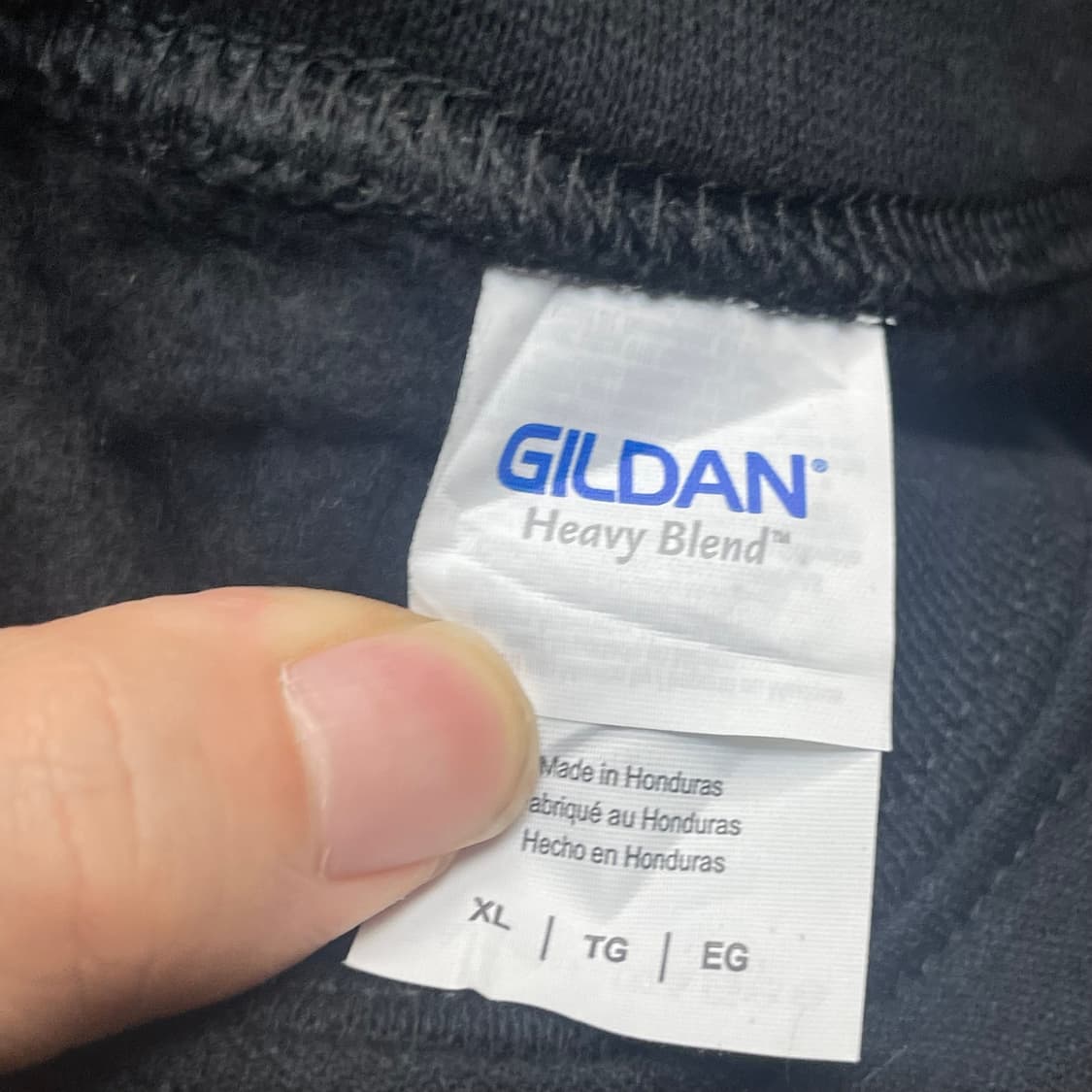 일본 빈티지 길단 폭스 빅로고 오버핏블랙맨투맨 XL 상품이미지3