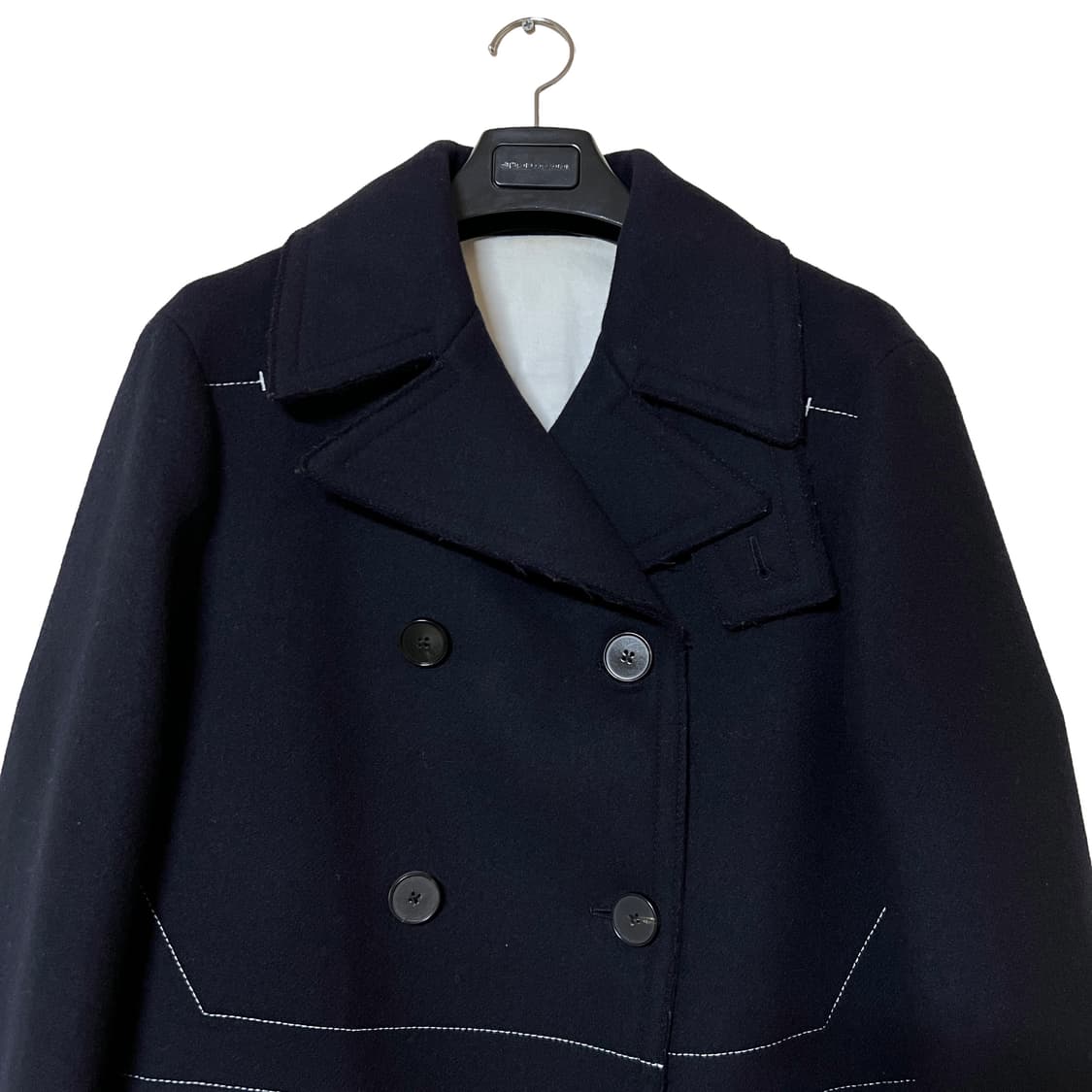 [48]질샌더 헤비 울 스티치 피코트 상품이미지3