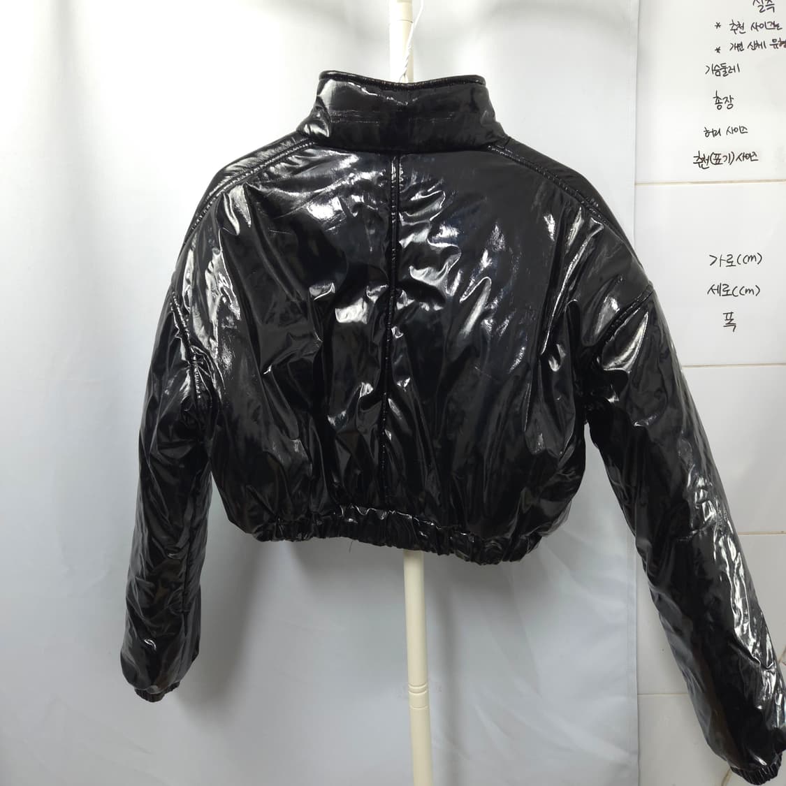 44-55  글로시 크롭 숏패딩 상품이미지6