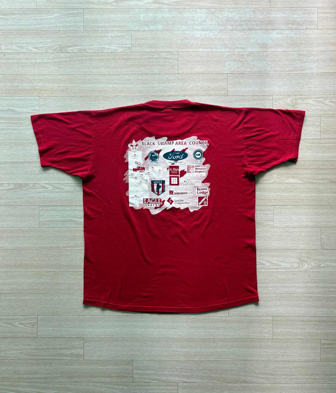 (XL) 90s JERZEES Ford 반팔 티셔츠 레드 상품이미지2