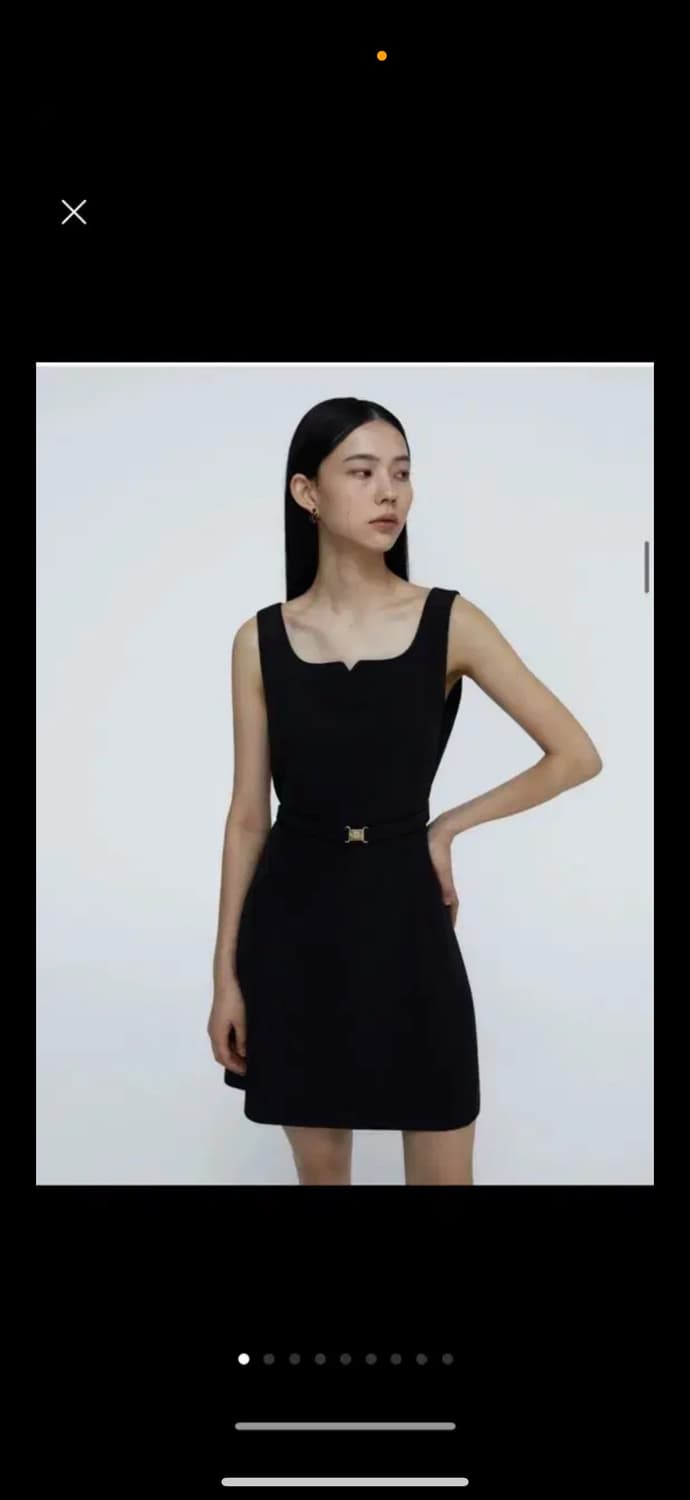 마리끌레르 슬리브리스 플레어 원피스 상품이미지1