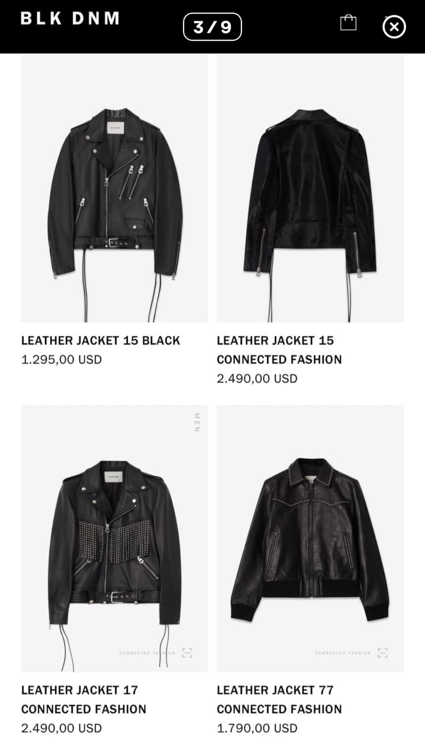 BLK DNM 레더 블루종 MA1/생로랑/쿠어/토니웩/해칭룸/올세인츠 상품이미지9