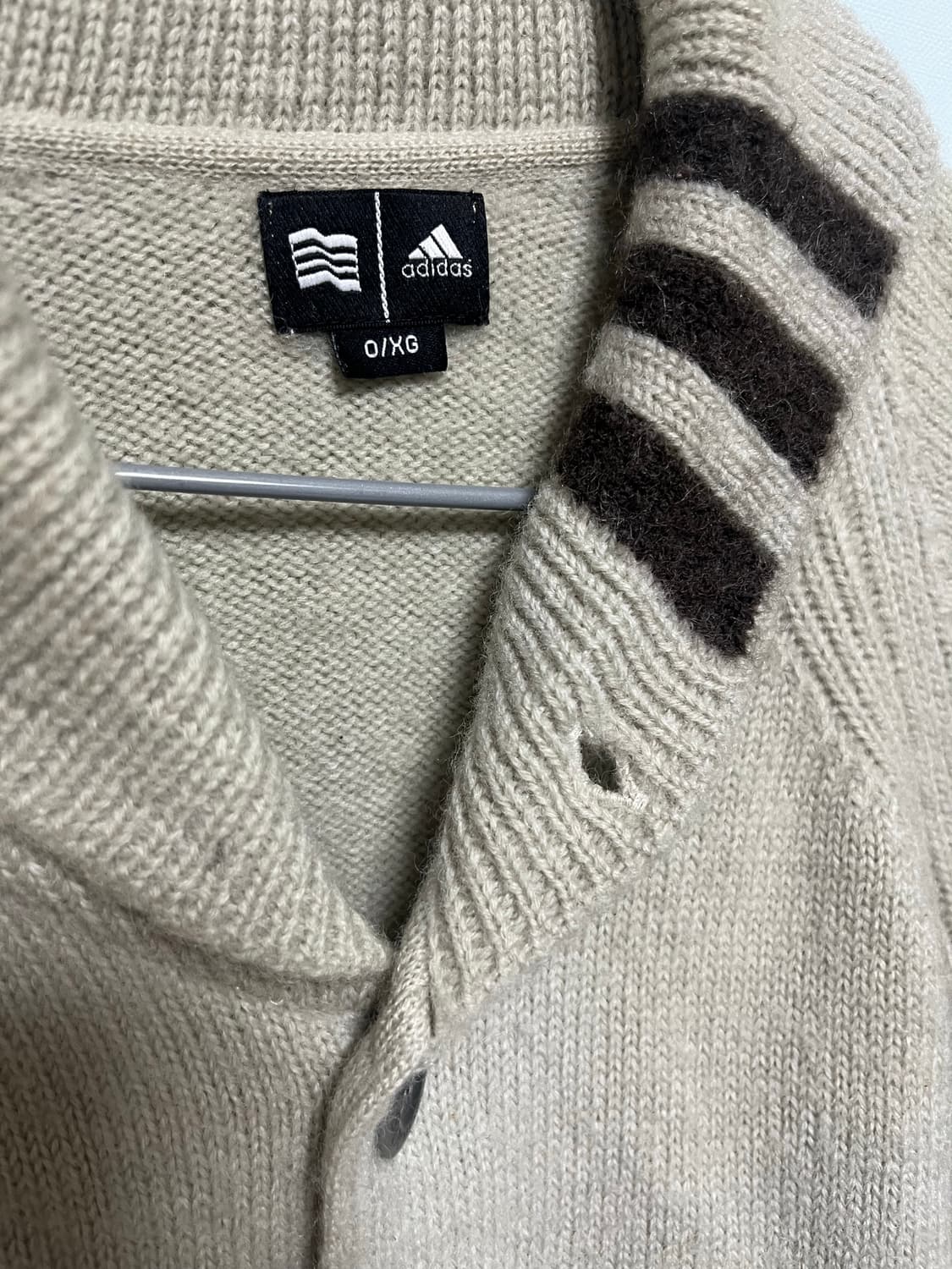 아디다스 삼선 스트라이프 니트 가디건 상품이미지2