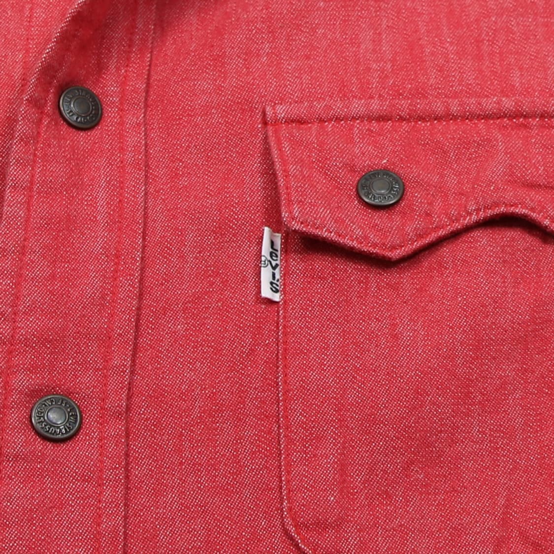 (착용컷) 90's 리바이스 화이트탭 웨스턴 셔츠 (남성용 103) 상품이미지7