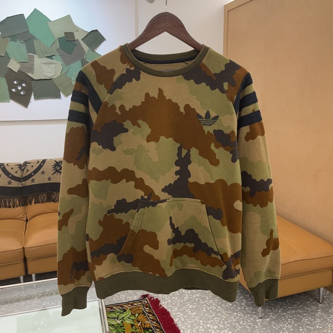 아디다스 파이어버드 밀리터리 카모 기모 스웻셔츠 맨투맨 95 C06218 상품이미지2