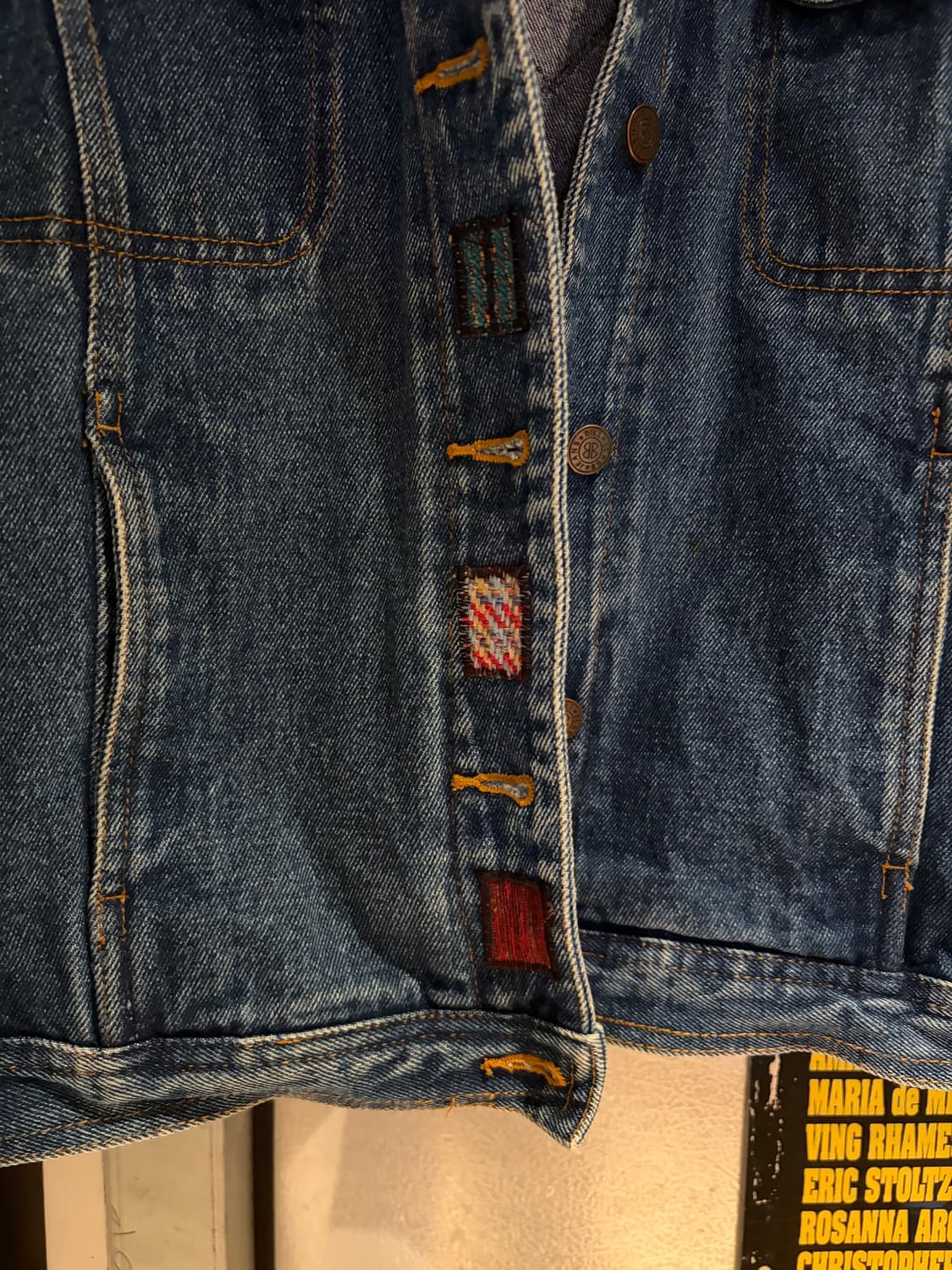 Bill Blass 빌 브래스 패치워크 데님자켓 상품이미지2