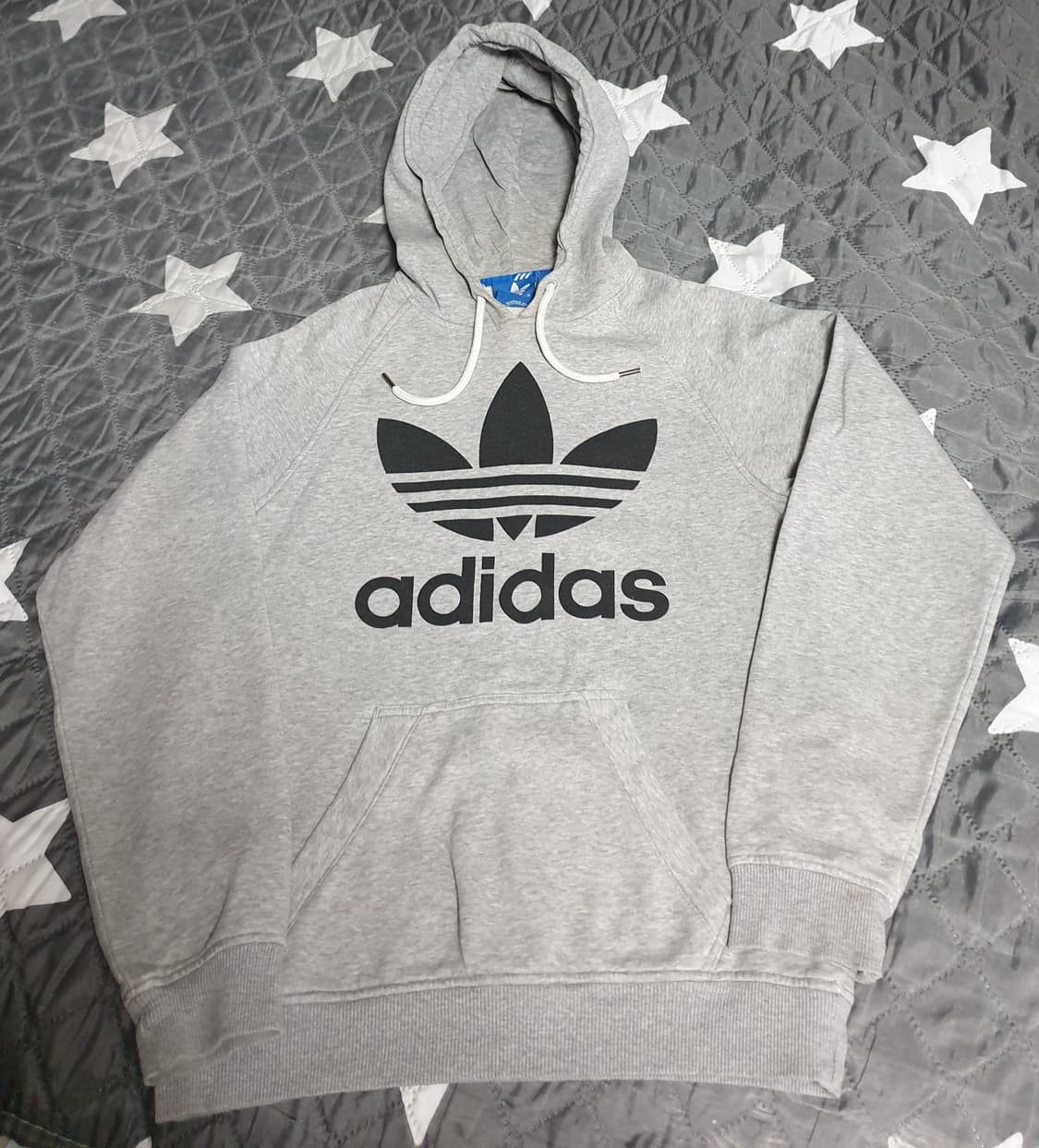 아디다스 파이어버드 기모 후드티 그레이 (S) 상품이미지1