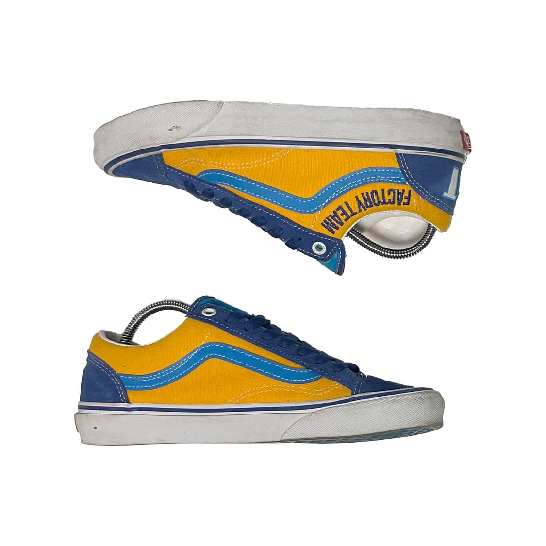 반스 올드스쿨 FACTORY TEAM 운동화 네이비/옐로우 상품이미지3