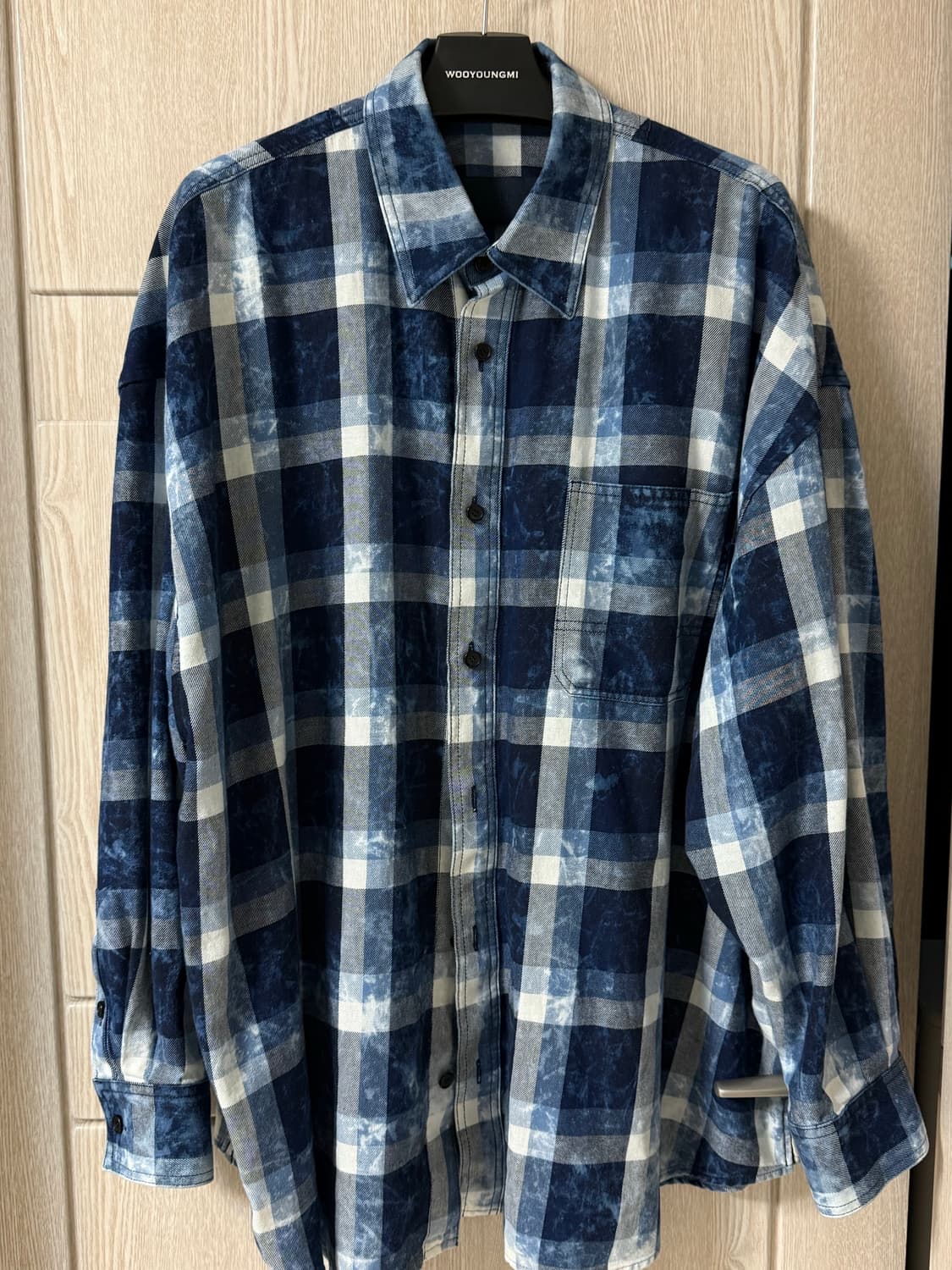 준지 25FW 아일랜드 워싱 블루셔츠 (이체가격) 상품이미지1