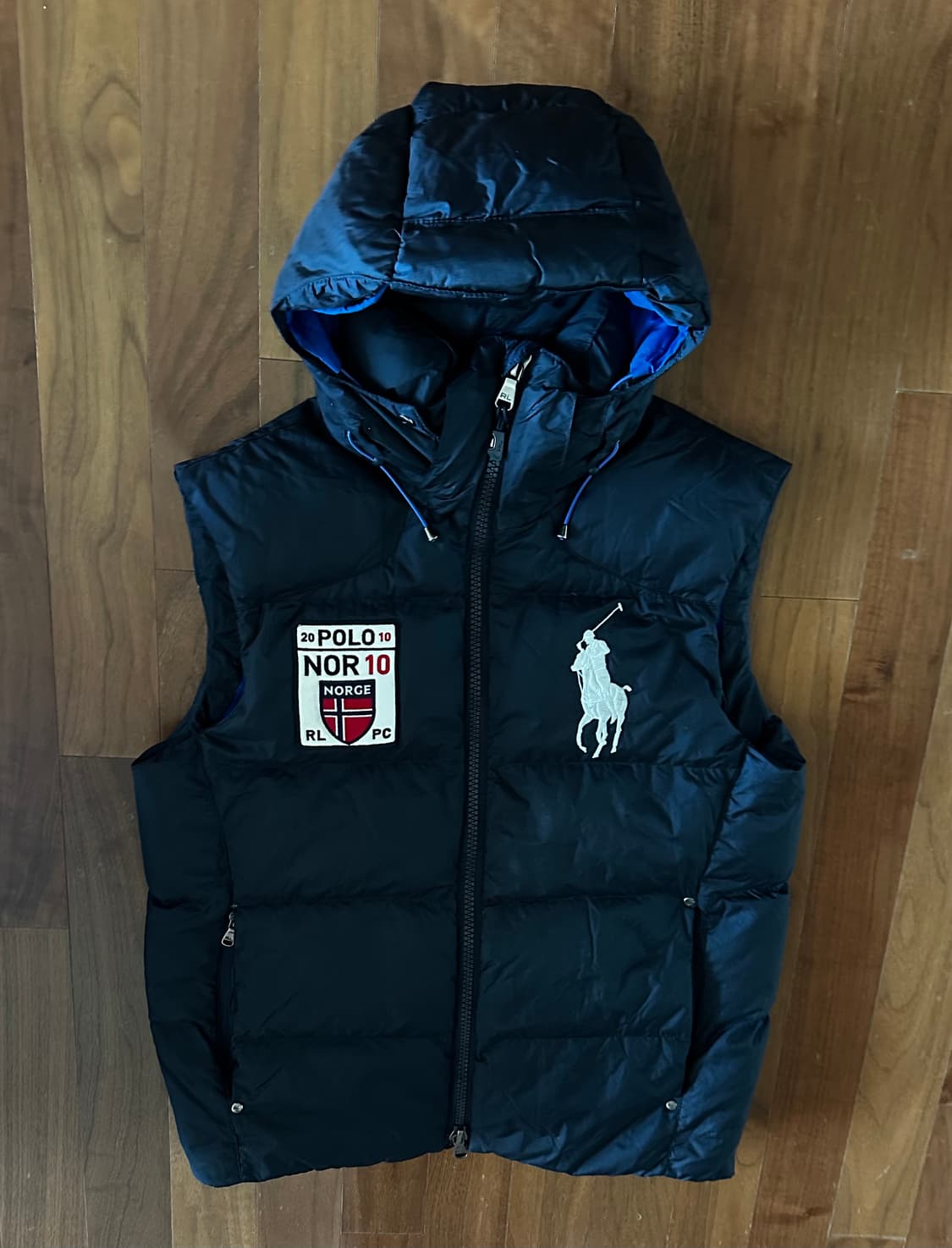 폴로 랄프로렌 빅포니 노르웨이 패딩조끼 S 상품이미지1