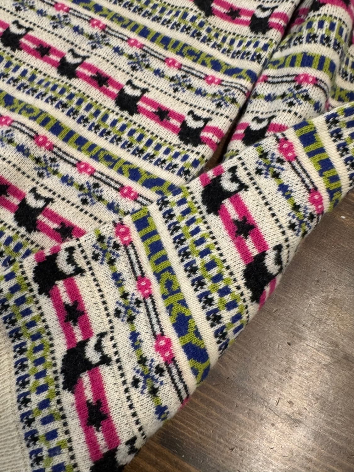 럭키슈에뜨 페어아일 램스울 니트 55~66 상품이미지8