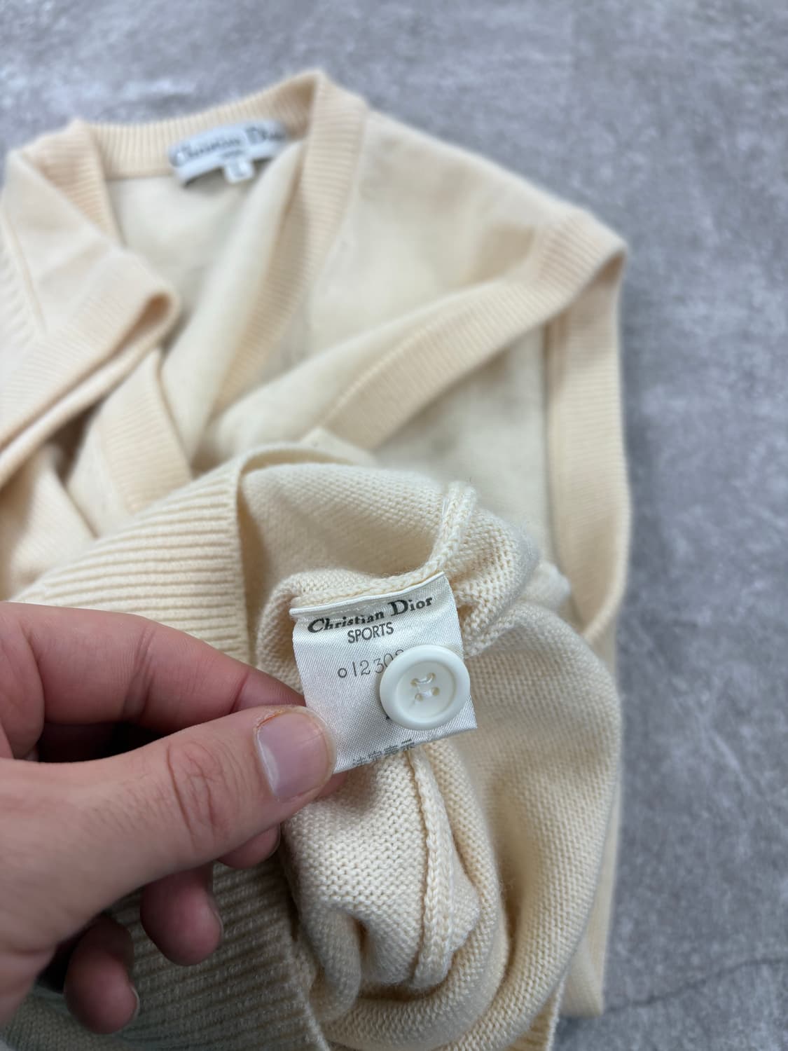 90's Christian Dior Knit Vest    상품이미지4