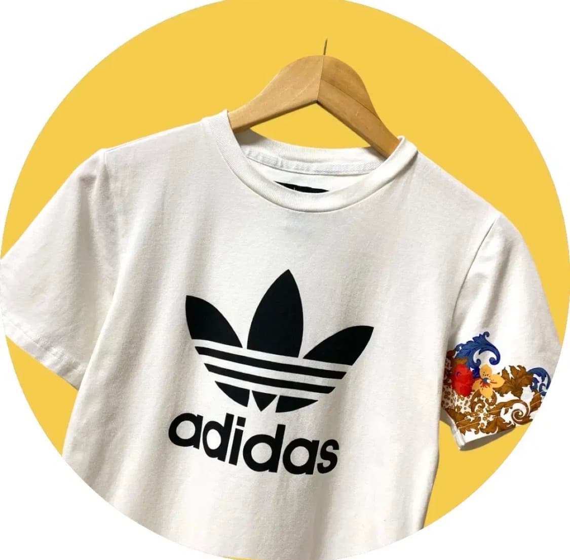 아디다스 X HER Studio London 플라워 반팔티 S 상품이미지3